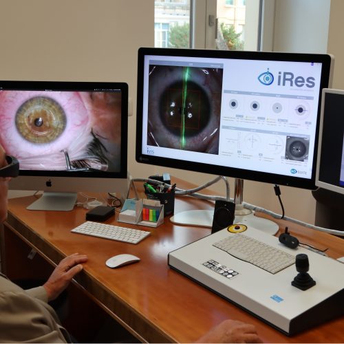 World’s first remote corneal surgery