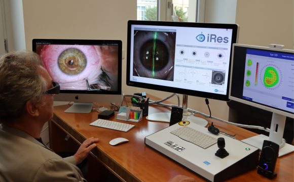World’s first remote corneal surgery